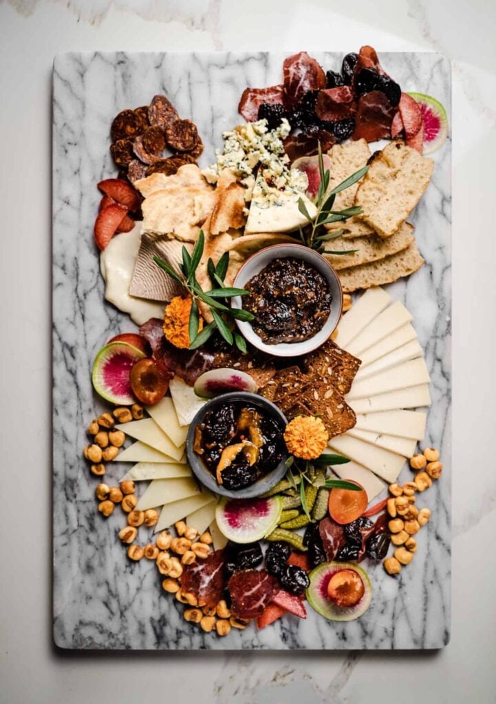 The Ultimate Cheese Board with California Prunes