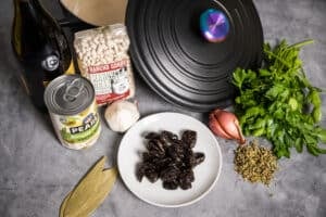ingredients needed to make Bean Marbella