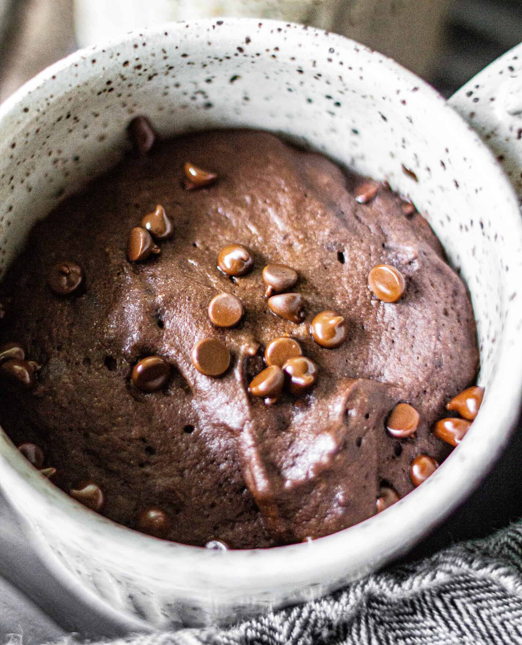 Single-Serving Chocolate Mug Cake - California Prunes