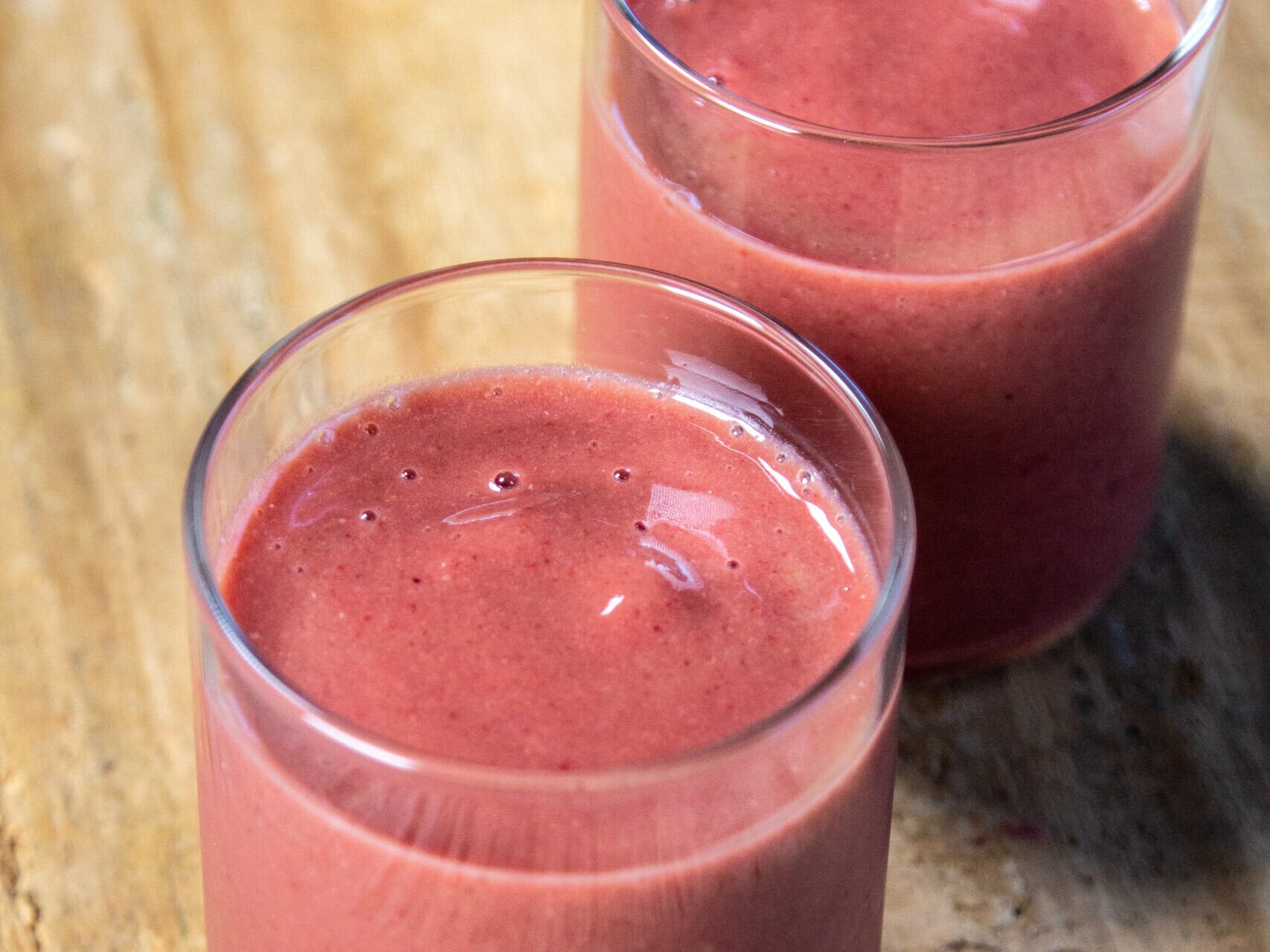 Pink Power Smoothie - Fitness pairing of watermelon and prunes.