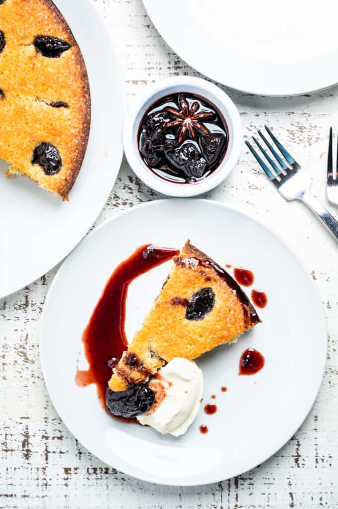 Mascarpone Cake with Red Wine Prunes: Claire Saffitz’s