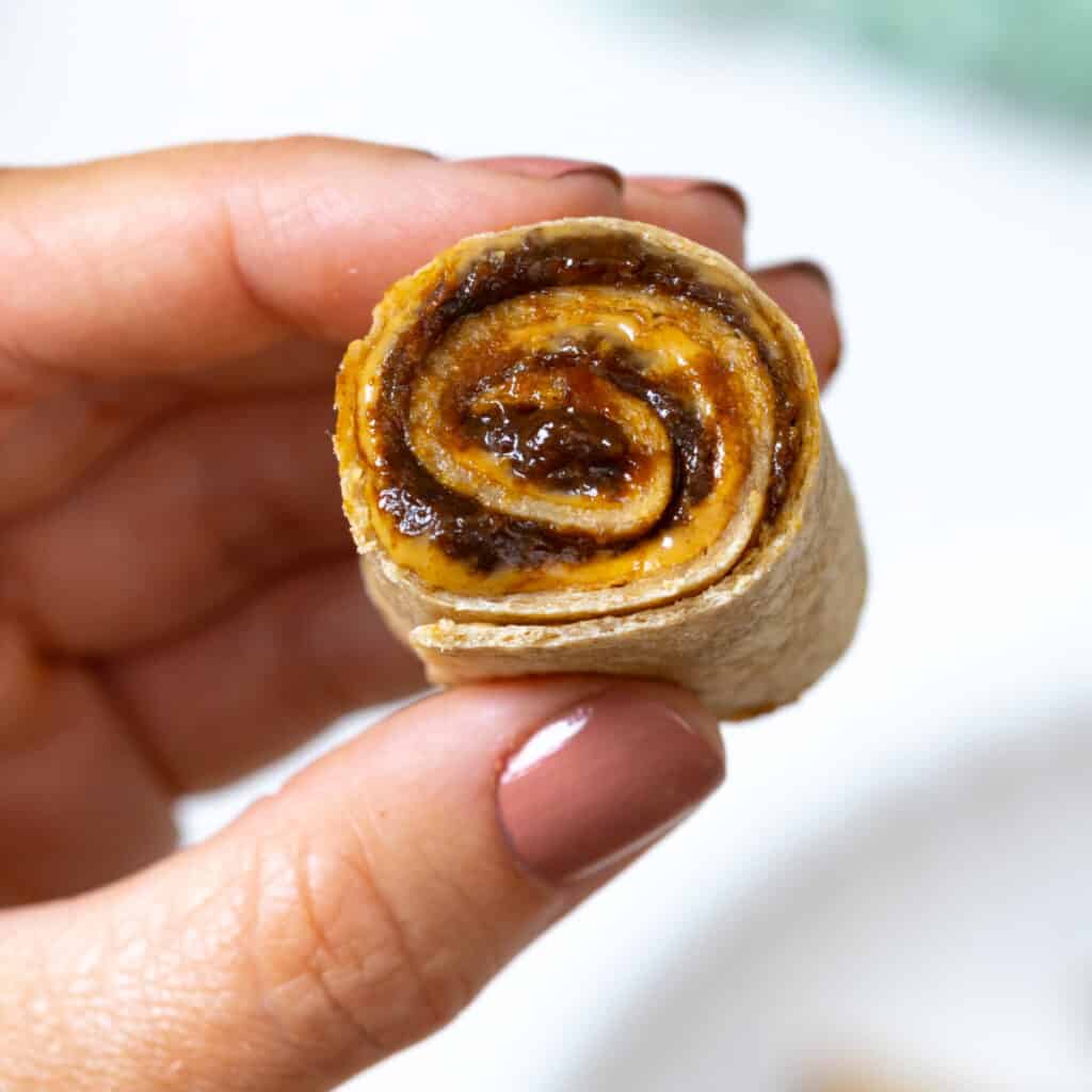 Prune Peanut Butter Pinwheels