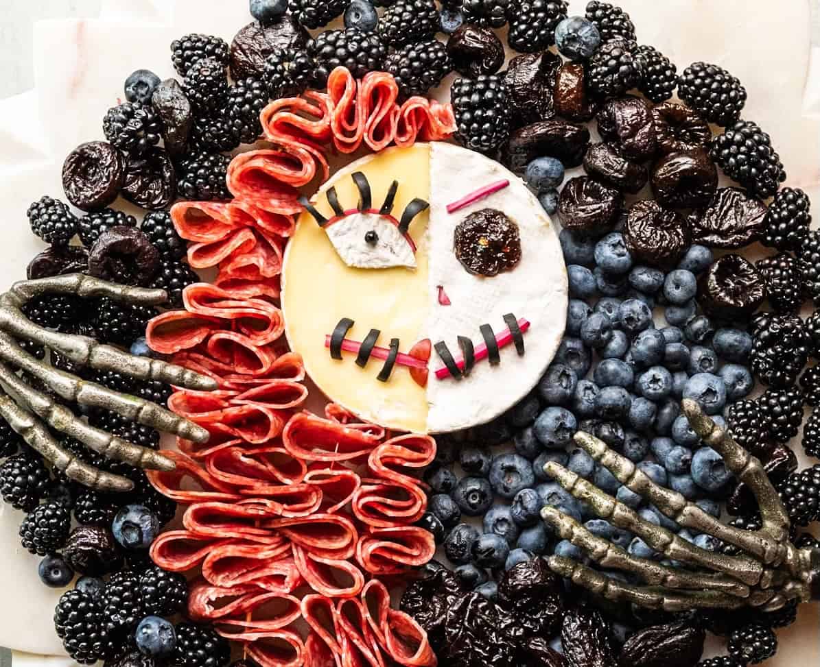 nightmare before Christmas cheese board - cropped cover