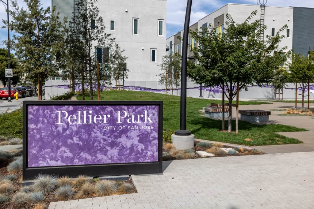 San Jose's newly remodeled Pellier Park tells the story of the Valley of Heart's Delight