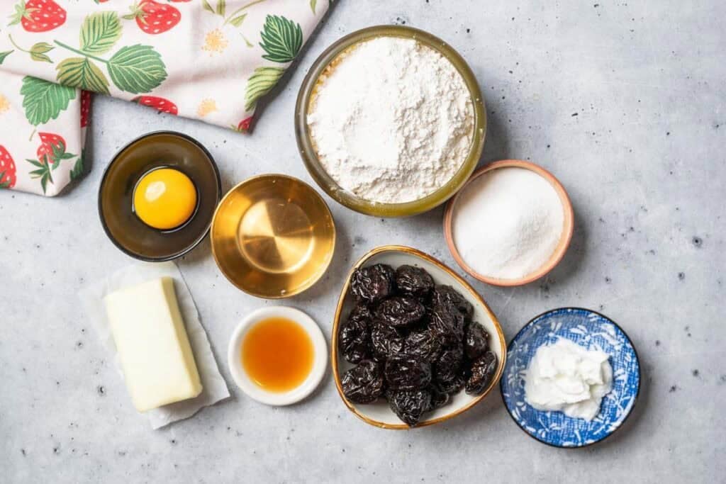 ingredients for california prune newtons