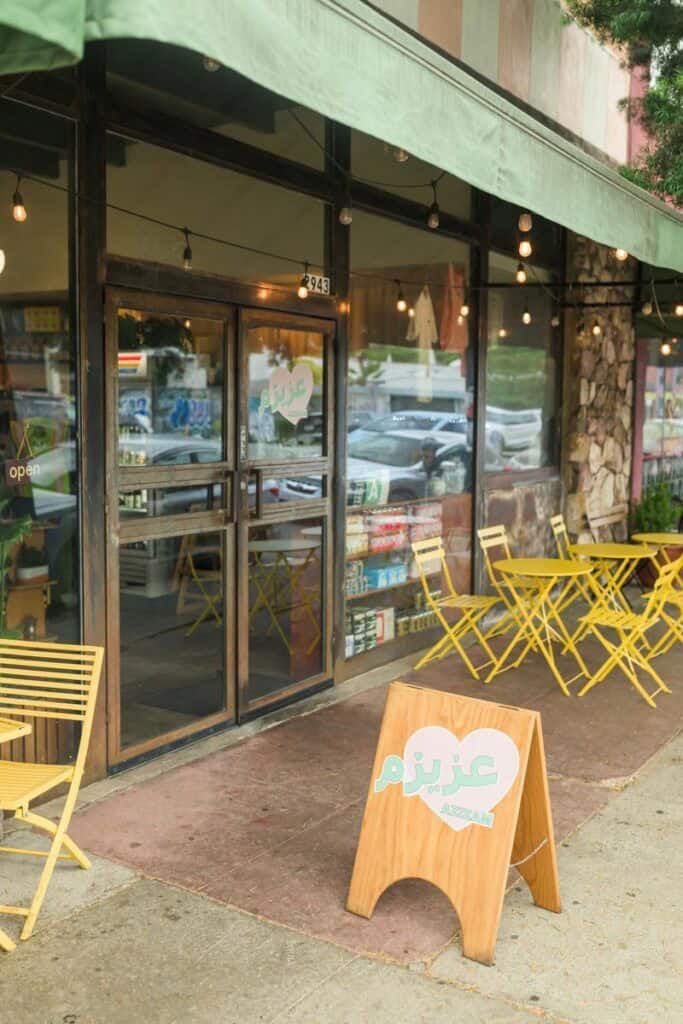 exterior of azizam in los angeles