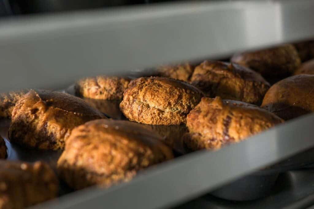 muffins on a cooling rack