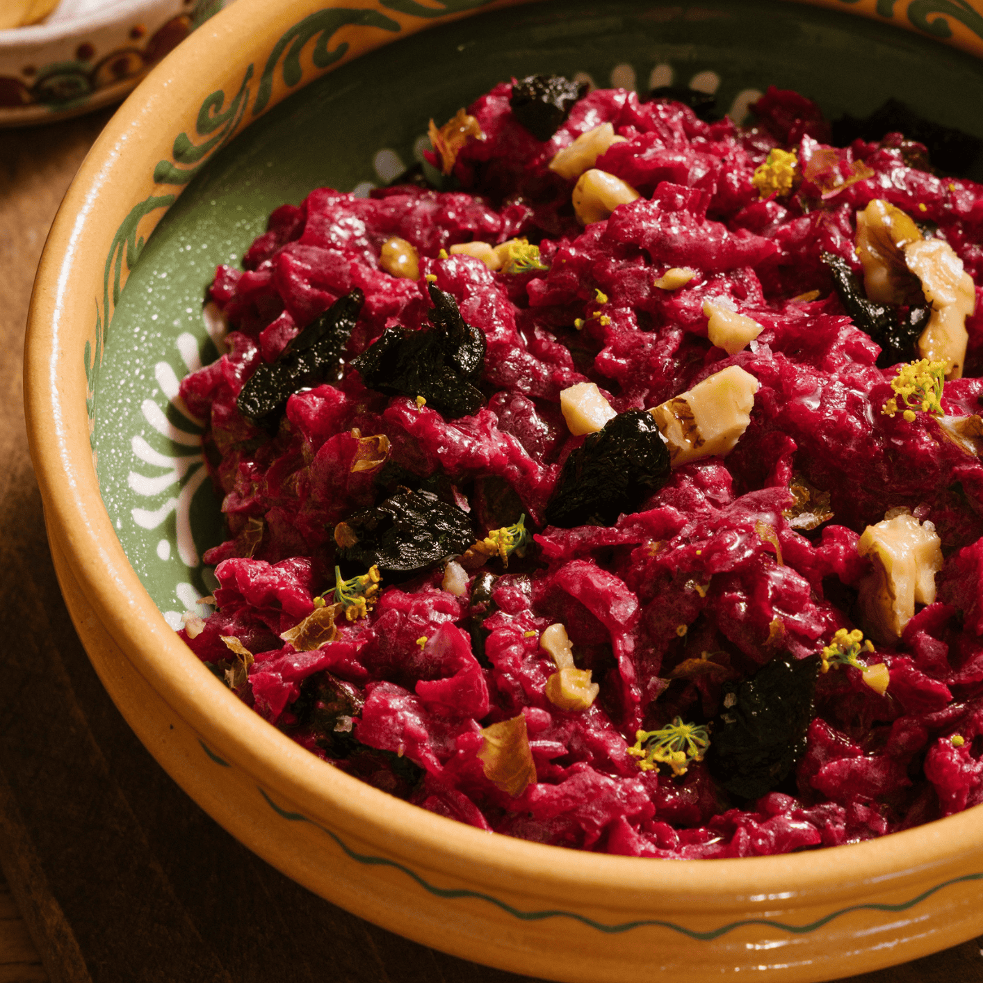 bowl of beet salad