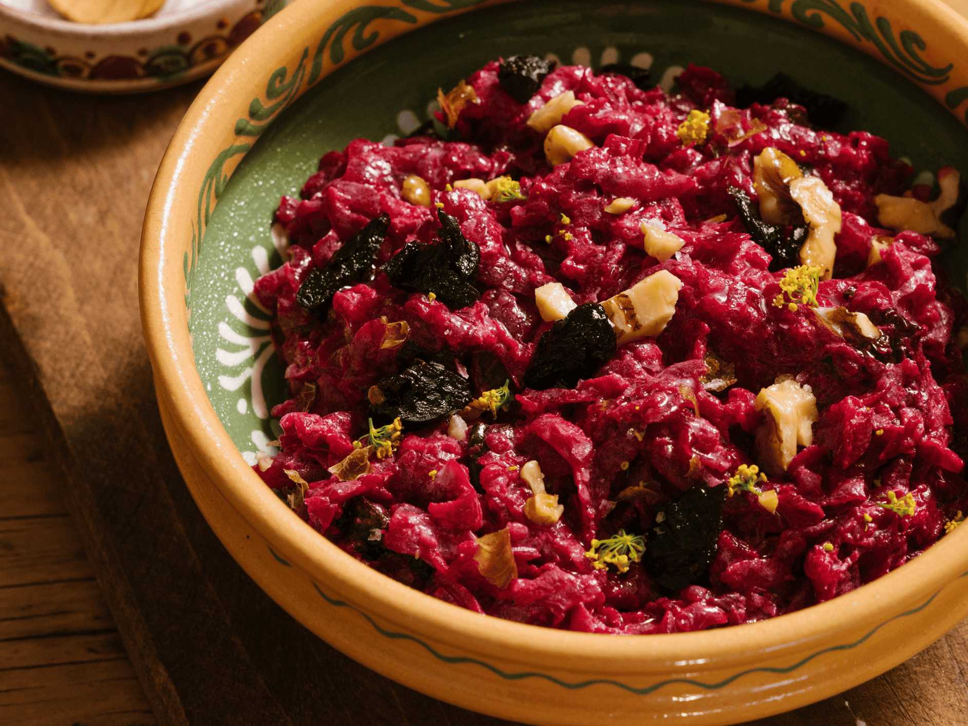 bowl of beet salad